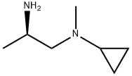 1,?2-?Propanediamine, N1-?cyclopropyl-?N1-?methyl-?, (2R)?- Struktur