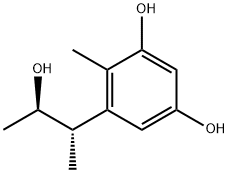 1,3-Benzenediol, 5-[(1S,2R)-2-hydroxy-1-methylpropyl]-4-methyl- Structure