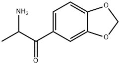 1-Propanone, 2-amino-1-(1,3-benzodioxol-5-yl)- Struktur