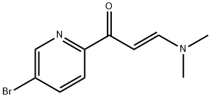 2-Propen-1-one, 1-(5-bromo-2-pyridinyl)-3-(dimethylamino)-, (2E)- Struktur