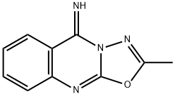 5H-?1,?3,?4-?Oxadiazolo[2,?3-?b]?quinazolin-?5-?imine, 2-?methyl- Struktur