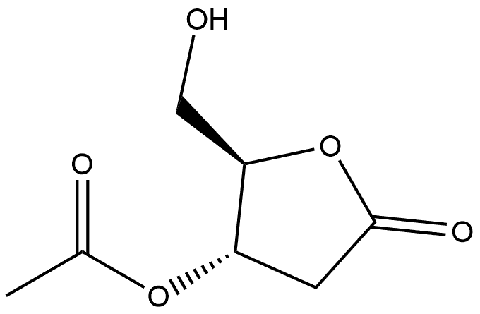 D-erythro-Pentonic acid, 2-deoxy-, γ-lactone, 3-acetate