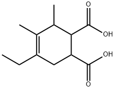 4-?Cyclohexene-?1,?2-?dicarboxylic acid, 5-?ethyl-?3,?4-?dimethyl- Struktur