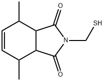 1H-?Isoindole-?1,?3(2H)?-?dione, 3a,?4,?7,?7a-?tetrahydro-?2-?(mercaptomethyl)?-?4,?7-?dimethyl- Struktur