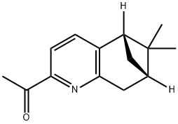 Ethanone, 1-?[(5S,?7S)?-?5,?6,?7,?8-?tetrahydro-?6,?6-?dimethyl-?5,?7-?methanoquinolin-?2-?yl]?- Struktur