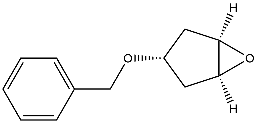 6-Oxabicyclo[3.1.0]hexane, 3-(phenylmethoxy)-, (1α,3α,5α)- Struktur