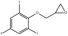 2-(2,4,6-triiodophenoxymethyl)oxirane Struktur