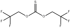 Carbonothioic acid, O,O-bis(2,2,2-trifluoroethyl) ester Struktur