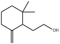 Cyclohexaneethanol, 2,2-dimethyl-6-methylene- Struktur