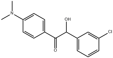 3-Chloro-4''-dimethylaminobenzoin Struktur