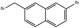 Naphthalene, 2-bromo-7-(bromomethyl)- Struktur