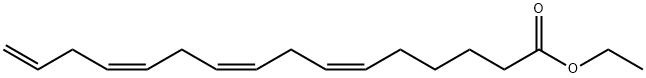 Ethyl 6(Z),9(Z),12(Z),15(Z)-Hexadecatetraenoate Struktur