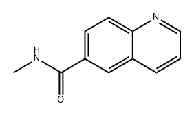 6-Quinolinecarboxamide, N-methyl- Struktur