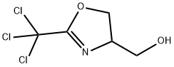 4-Oxazolemethanol, 4,5-dihydro-2-(trichloromethyl)- Struktur