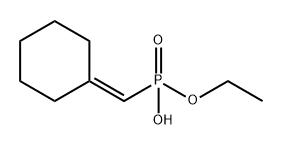 Phosphonic acid, (cyclohexylidenemethyl)-, monoethyl ester (9CI)