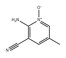 3-Pyridinecarbonitrile, 2-amino-5-methyl-, 1-oxide Struktur