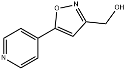 3-Isoxazolemethanol, 5-(4-pyridinyl)- Struktur