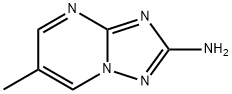 6-methyl-[1,2,4]triazolo[1,5-a]pyrimidin-2-amine Struktur