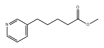 3-Pyridinepentanoic acid, methyl ester Struktur