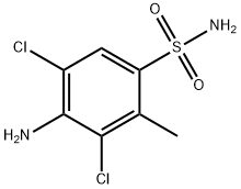 5-Amino-4,6-dichloro-toluene-2-sulfonic acid amide Struktur