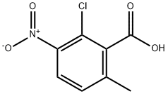 Benzoic acid, 2-chloro-6-methyl-3-nitro- Struktur