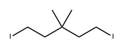 Pentane, 1,5-diiodo-3,3-dimethyl- Struktur