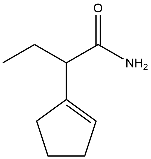 1-?Cyclopentene-?1-?acetamide, α-?ethyl- Struktur