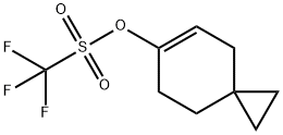 Methanesulfonic acid, 1,1,1-trifluoro-, spiro[2.5]oct-5-en-6-yl ester Struktur