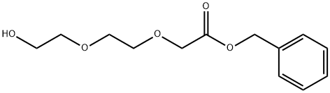 Acetic acid, 2-[2-(2-hydroxyethoxy)ethoxy]-, phenylmethyl ester Struktur