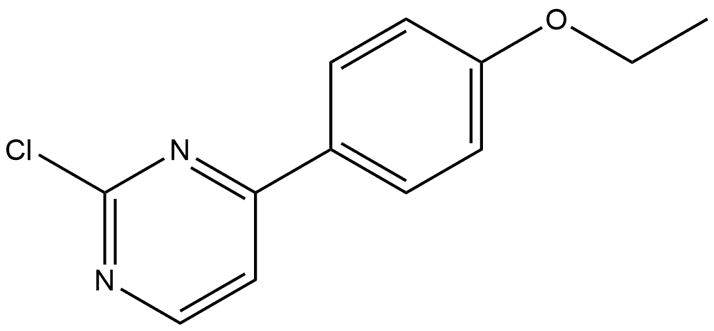 2-Chloro-4-(4-ethoxyphenyl)pyrimidine Struktur