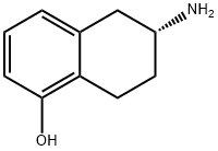 1-Naphthalenol, 6-amino-5,6,7,8-tetrahydro-, (6R)- Struktur