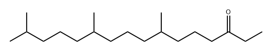 3-Hexadecanone, 7,11,15-trimethyl- Struktur