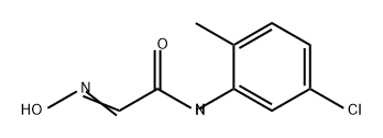 Acetamide, N-(5-chloro-2-methylphenyl)-2-(hydroxyimino)- Struktur