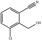 Benzonitrile, 3-chloro-2-(hydroxymethyl)- Struktur