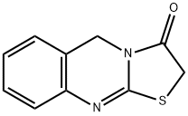 5H-thiazolo(2,3-b)quinazolin-3(2H)-one Struktur