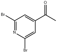 Ethanone, 1-(2,6-dibromo-4-pyridinyl)- Struktur