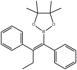 1,3,2-Dioxaborolane, 2-[(1E)-1,2-diphenyl-1-buten-1-yl]-4,4,5,5-tetramethyl-