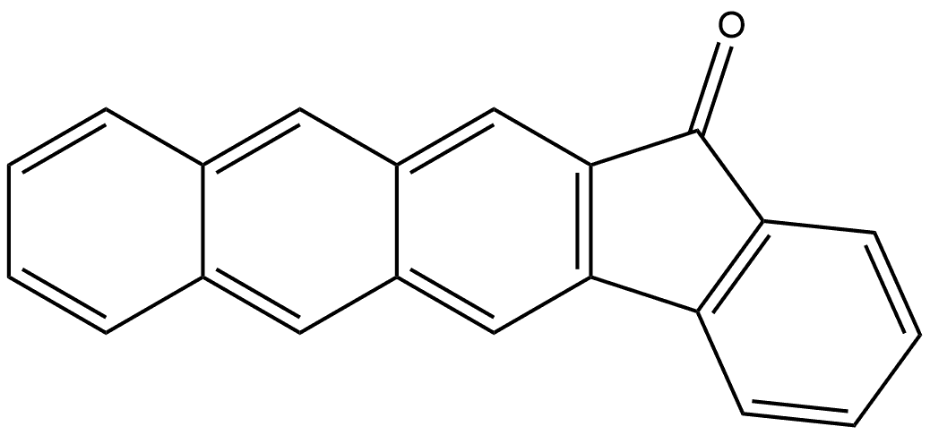 13H-Indeno[1,2-b]anthracene-13-one Struktur