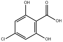 Benzoic acid, 4-chloro-2,6-dihydroxy- Struktur