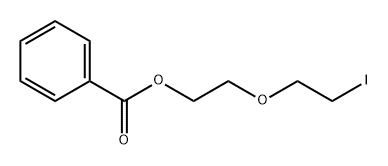 Ethanol, 2-(2-iodoethoxy)-, 1-benzoate Struktur