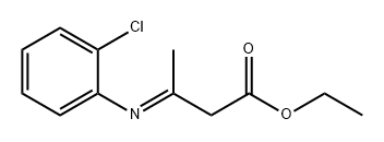 Butanoic acid, 3-[(2-chlorophenyl)imino]-, ethyl ester, (3E)-