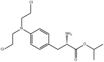 4-[Bis(2-chloroethyl)amino]phenylalanine 1-methylethyl ester Struktur