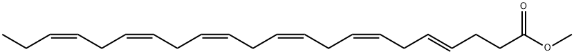 Methyl 4(E),7(Z),10(Z),13(Z),16(Z),19(Z)-Docosahexaenoate Struktur