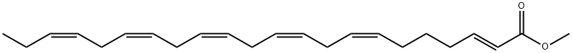 Methyl 2(E),7(Z),10(Z),13(Z),16(Z),19(Z)-Docosahexaenoate Struktur