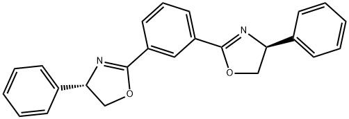 Oxazole, 2,2'-(1,3-phenylene)bis[4,5-dihydro-4-phenyl-, (4S,4'S)- Struktur