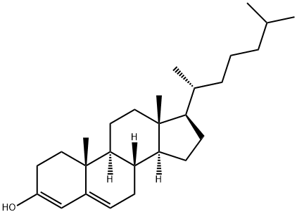 Cholesta-3,5-dien-3-ol Struktur