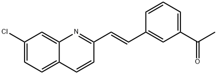 Ethanone, 1-[3-[(1E)-2-(7-chloro-2-quinolinyl)ethenyl]phenyl]- Structure