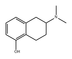 1-Naphthalenol, 6-(dimethylamino)-5,6,7,8-tetrahydro- Struktur