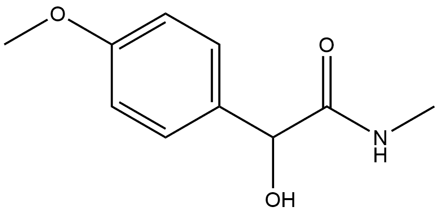 Benzeneacetamide, α-hydroxy-4-methoxy-N-methyl-