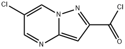 6-CHLORO-PYRAZOLO[1,5-A]PYRIMIDINE-2-CARBONYLCHLORIDE Struktur